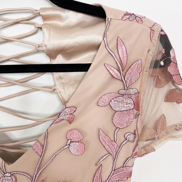 New Two Sisters Saskia Dress Embroidered Lace Mini - Picture 3 of 14